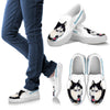 New Customized Siberian Husky Print Slip Ons For Women (Influencer)