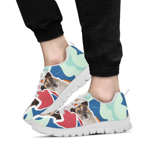 Jack Chi Dog Print Sneakers