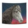 Friesian horse Print Tapestry