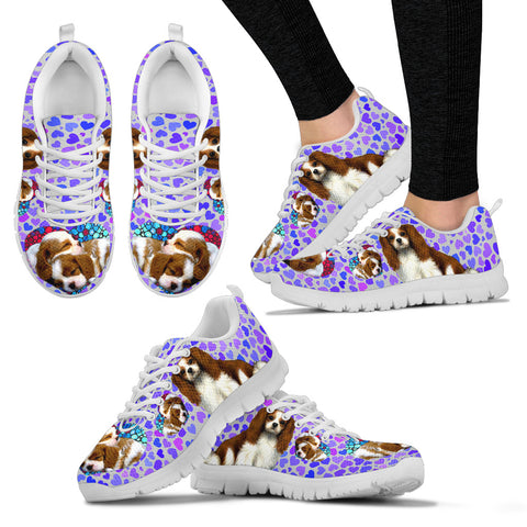 Valentine's Day SpecialCavalier King Charles Spaniel Print Running Shoes For Women