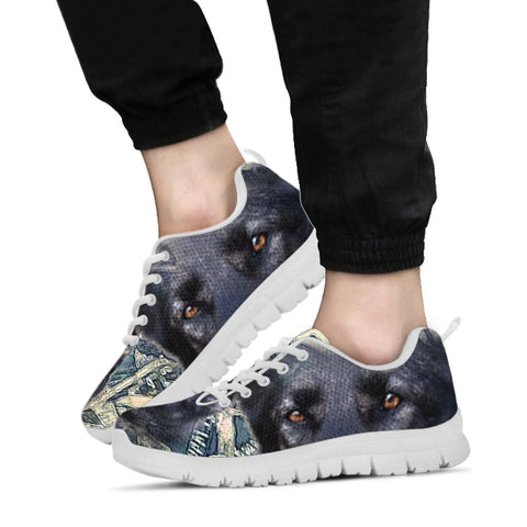 Lovely German Shepherd Print Running Shoes