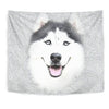 Amazing Siberian Husky Print Tapestry