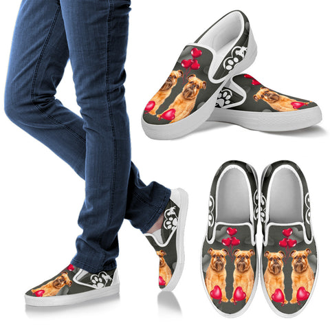 Valentine's Day SpecialBrussels Griffon Print Slip Ons For Women