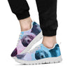 Petit Basset Griffon Vendeen On Colorful Print Running Shoes