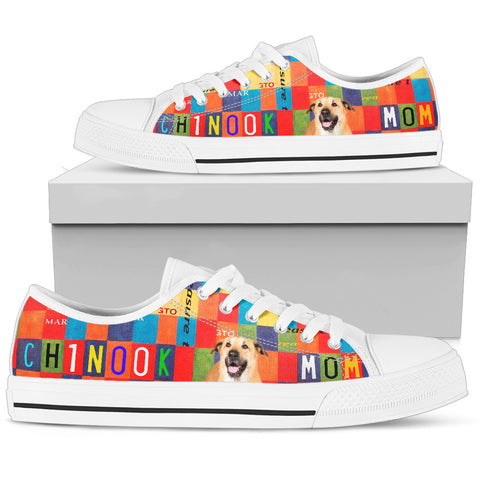 Chinook Mom Print Low Top Canvas Shoes For Women
