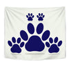Dog Paws Print Tapestry