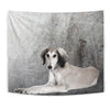 Cute Saluki Dog Print Tapestry