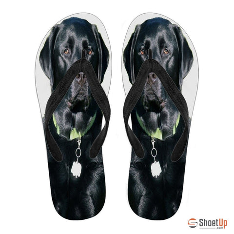 Black Labrador Flip Flops For Men Limited Edition