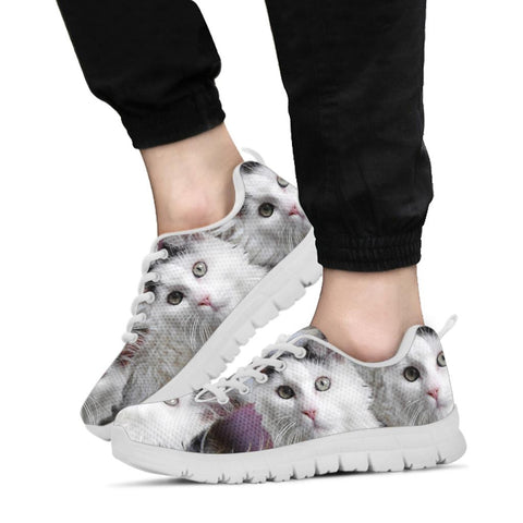 Siberian Cat Print Running Shoes- Gift For Cat Lovers