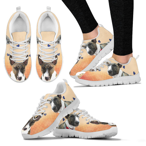 New Customized Bull Terrier Dog Print Running Shoes For WomenExpress Shipping Designed By Customer