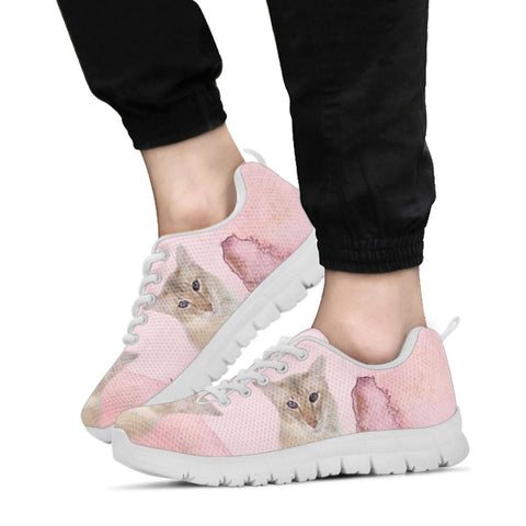 Cute Javanese Cat	Print Sneakers