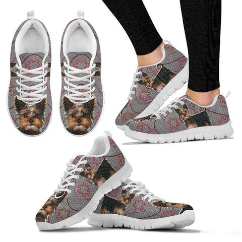 Yorkshire Terrier(Yorkie) Print Running Shoes For Women