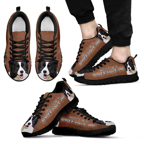 'Proud To Be A Border Collie Dad' Running ShoesFather's Day Special