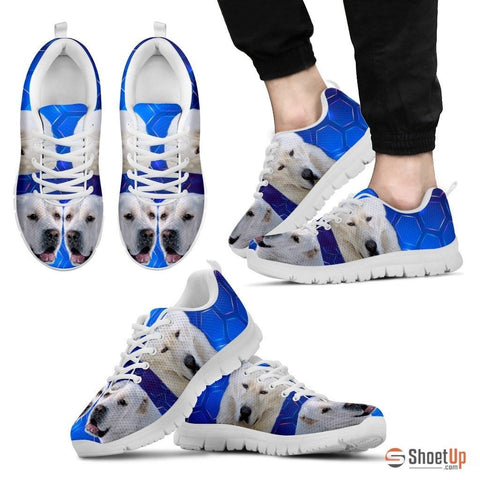 Cool 'Central Asian Shepherd Dog' (White/Black) Running Shoes For Men