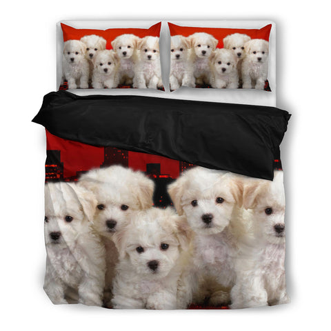 Bichon Frise Puppies Bedding Set
