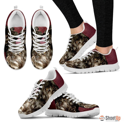 Elizabeth M Priest Cute Dog Print Running Shoe For Women