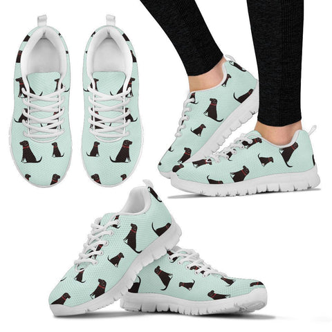 Labrador Pattern Print Sneakers For Women Express Shipping