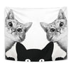 Cute Cats Print Tapestry