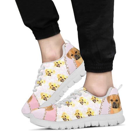 Cute Puggle Dog Print Sneakers