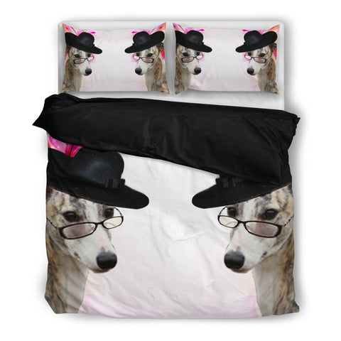 Whippet Print Bedding Set