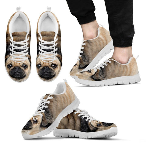 Pug Dog Running Shoes For Men3D Print