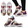 Halloween Border Terrier Print Running Shoes For Kids