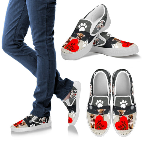 Valentine's Day SpecialChihuahua Print Slip Ons For Women