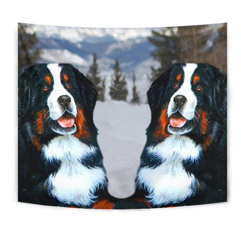 Bernese Mountain Dog Print Tapestry