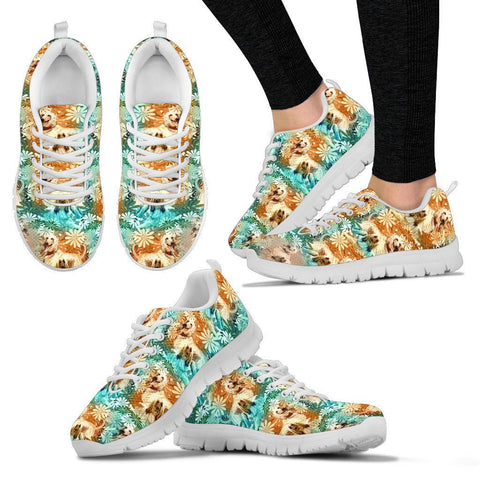 Afghan Hound Pattern Print Sneakers For Women Express Shipping