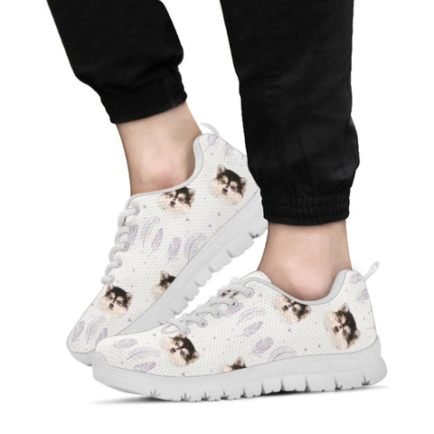 Pomsky Dog Patterns  Print Sneakers