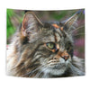 Amazing Maine Coon Cat Print Tapestry