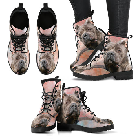 New Cane Corso Print Boots For Women