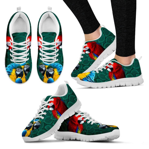 Scarlet Macaw Parrot Running Shoes For Women