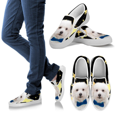 Coton De Tulear Print Running Slip Ons For Women Express Shipping