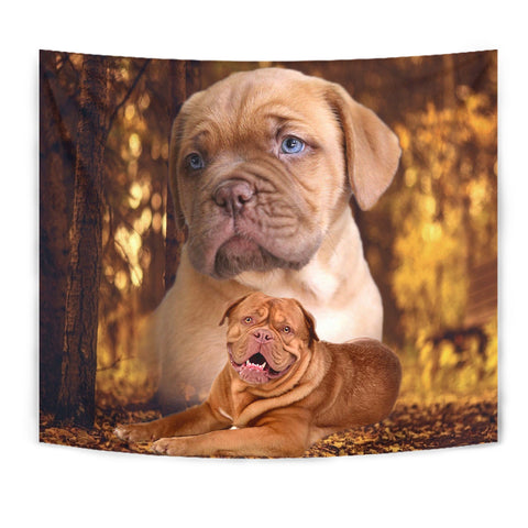 Bordeaux Mastiff Dog Print Tapestry