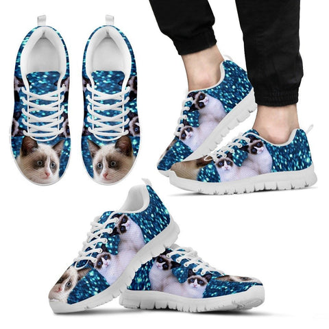 Snowshoe cat (Black/White) Running Shoes For Men Limited Edition