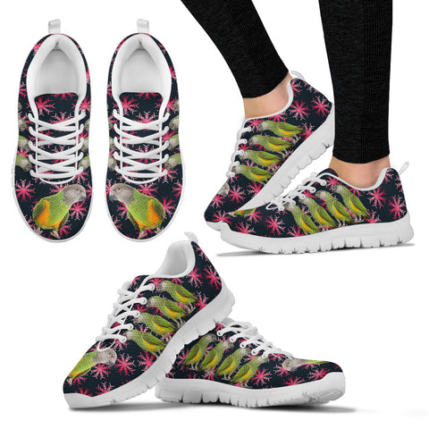 Senegal Parrot Print Christmas Running Shoes For Women