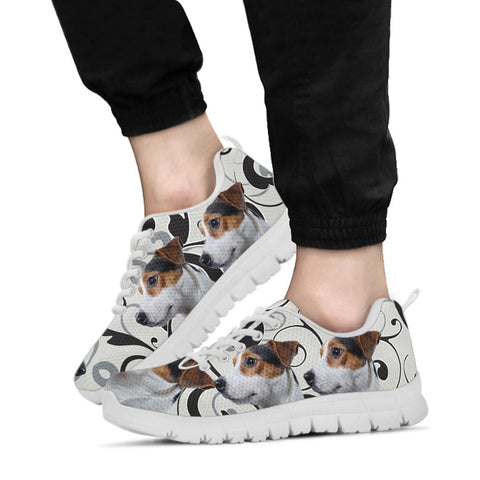 Lovely Jack Russell Terrier Print Running Shoes