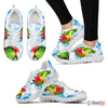 Amazon Red Headed Parrot Print Running Shoes For Women