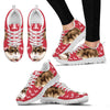 Campbell's Dwarf Hamster Print Christmas Running Shoes For Women