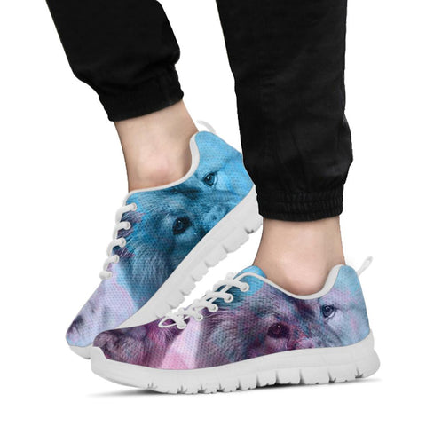 Chow Chow Print Running Shoes