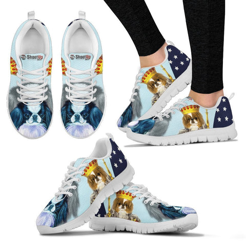 Japanese Chin In King Style Print Running Shoes