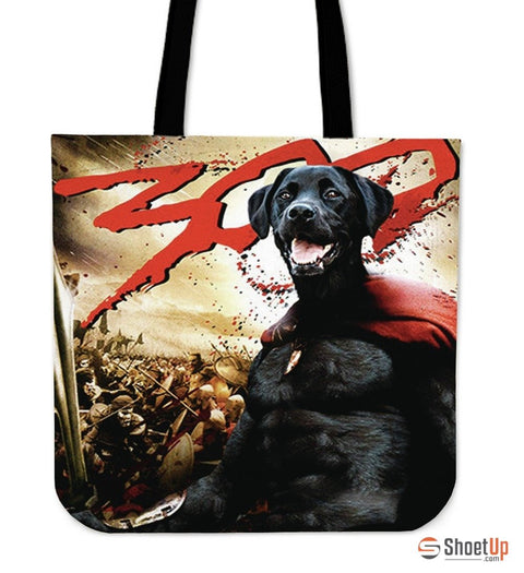 '300' Movie Style Labrador Tote bag.