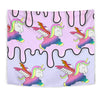 Happy Unicorn Print Tapestry