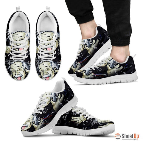 Albert Einstein Themed Running Shoe (Men And Women)