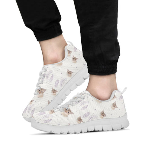 Javanese Cat Pattern Print Sneakers