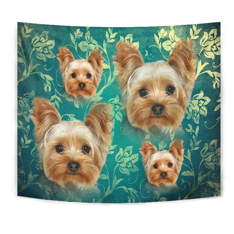 Amazing Yorkshire Terrier Print Tapestry