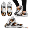 Beagle Dog With Glasses Print Running Shoe (Women)