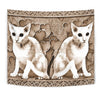 Oriental Shorthair Cat Print Tapestry