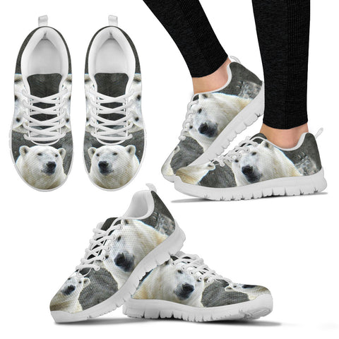 Amazing Polar Bear Print Running Shoes For Women